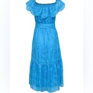 Lilly Pulitzer Cotton Eyelet off the shoulder dress